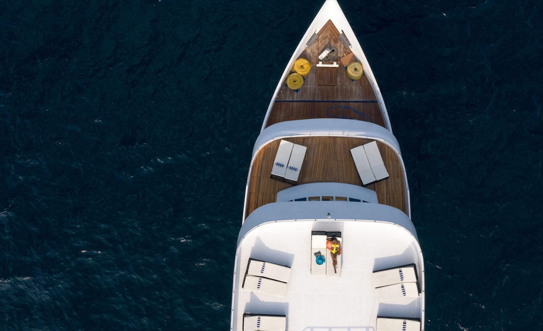 MV Explorer from above