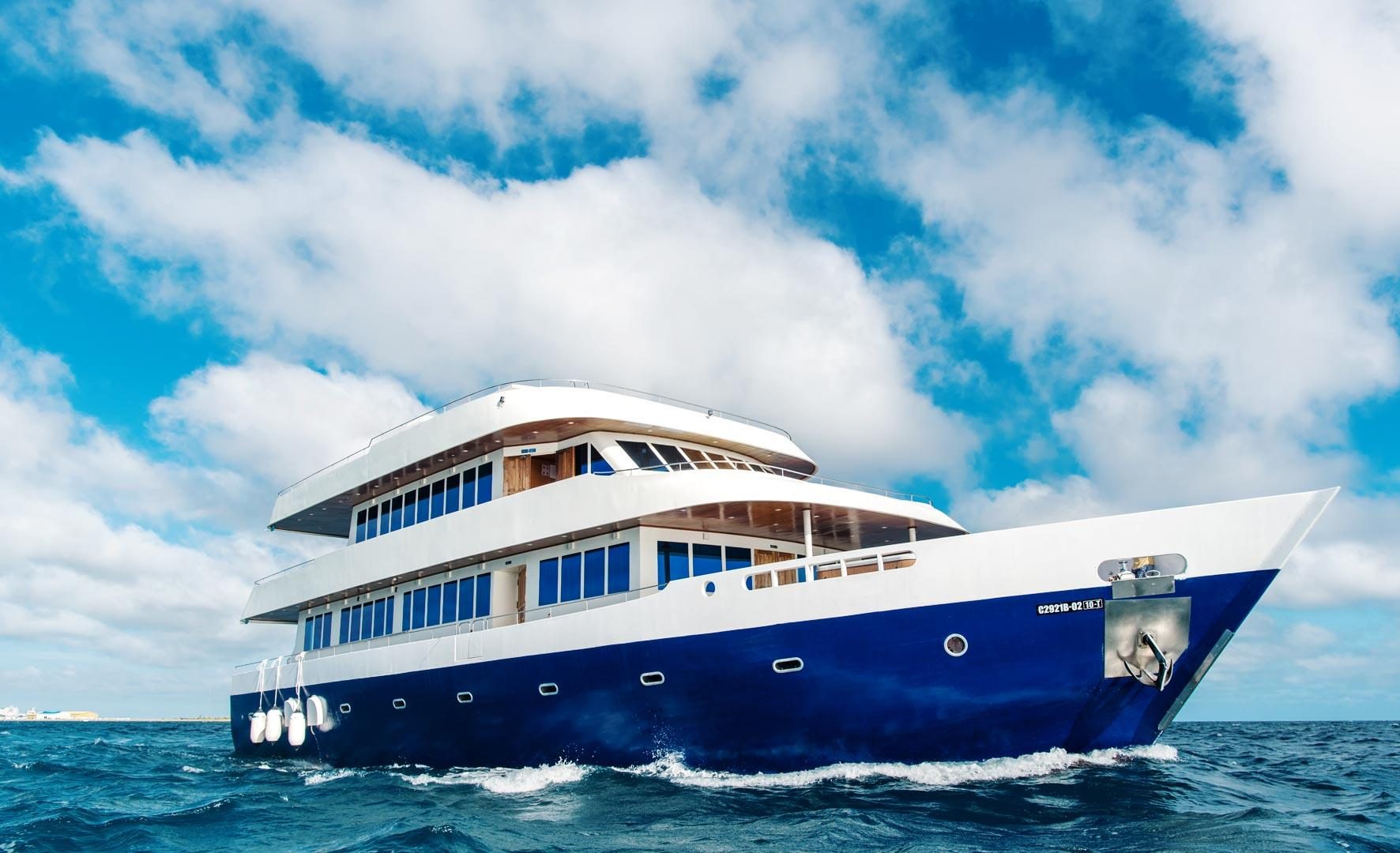 MV Explorer under way at sea